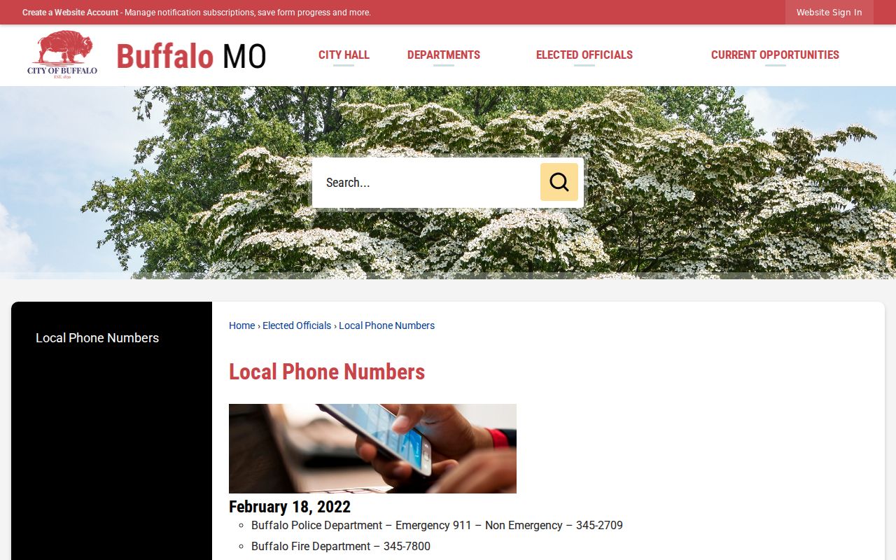 Buffalo court docket record routing through official local phone listings