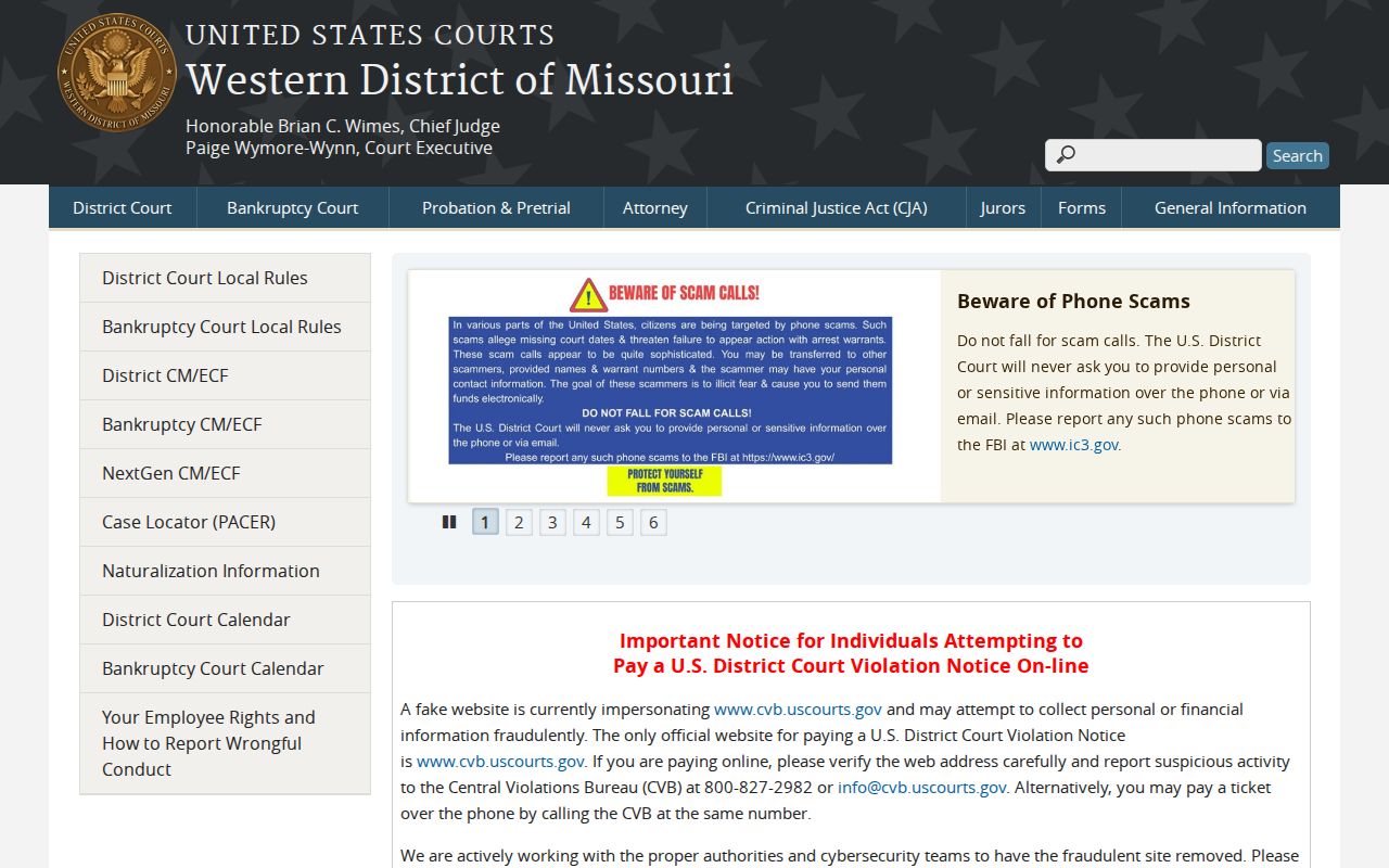 Dallas County civil docket Western District of Missouri court resource