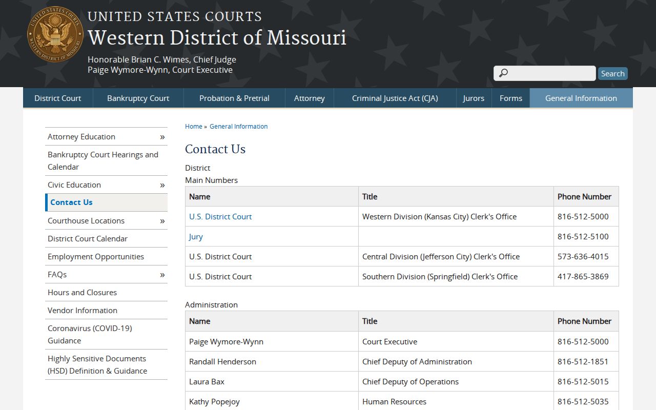 Dallas County court calendar Western District clerk contact information